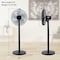 Healsmart 15in Adjustable 12 Levels Speed Pedestal Stand Fan with Remote Control for Indoor, Home,  HIFANXSTAND1601WRC - alternate 4
