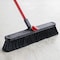Libman Smooth Surface Push Broom, 19-1/2 in Sweep Face, 3 in L Trim, Recycled PET Bristle, 64 in L 800 - alternate 2