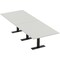 Skutchi Designs 10ft Rectangular Conference Table With Power | Harmony Series | 10 Person Meeting Room Table HAR-REC-48x120-T.BK-U779-NA - alternate 1
