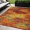Homeroots 5' X 7' Flame Abstract Indoor Outdoor Area Rug 572637 - alternate 6