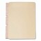 Medical Arts Press Standard Side-Flap Classification Folder Dividers, 1 Fastener, Letter Size, Manila, 100PK 52411 - alternate 1