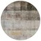 Homeroots 8' Round Brown Round Ombre Washable Non Skid Indoor Outdoor Area Rug 563633 - alternate 6