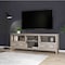 Homeroots 70" Gray Wood Enclosed and Open Storage TV Stand 632588 - alternate 4
