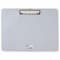 Universal Plastic Brushed Aluminum Clipboard, Landscape, 1/2" Capacity, 11 x 8.5 UNV40302 - alternate 2