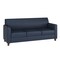 Flash Furniture HERCULES Diplomat Series Navy LeatherSoft Sofa BT-827-3-NVY-GG - alternate 1