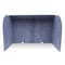 Ghent Acoustic Desktop Surround Protection Screen, Silver PET Felt, 24''H x 36''W x 18''D ADS2436SIL - alternate 3