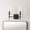 Jonathan Y Cato 13.5" 2-Light Bohemian Farmhouse Iron/Glass LED Vanity, Oil Rubbed Bronze/Clear JYL7806A - alternate 6