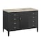 James Martin Vanities Myrrin 48" Single Vanity, Carbon Oak, w/ 3 CM Tajnar Eclos Top 485-V48-CBO-3TJR - alternate 6
