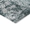 Homeroots 5' X 8' Teal Blue Gray And Charcoal Abstract Washable Indoor Outdoor Area Rug 582927 - alternate 3