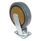 Vestil Rubber Swivel Caster 8 In. Diameter x 2 In. Width 881 Lb. Capacity Dark Gray/Gold CST-KSM-8X2MR-S - alternate 4