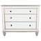 Homeroots Rectangle Mirrored Three Drawer Console Storage Chest 383193 - alternate 1