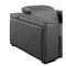 Homeroots 130" Dark Gray Top Grain Leather Reclining Metal USB Sofa 720399 - alternate 4