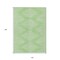 Homeroots 10' X 14' Mint Green And Ivory Geometric Washable Indoor Outdoor Area Rug 598597 - alternate 7