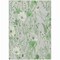 Homeroots 8' X 10' Mint Green And Ivory Floral Washable Indoor Outdoor Area Rug 611159 - alternate 3