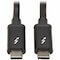Tripp Lite Thunderbolt 3 Cable 20 Gbps Pa, MTB3-02M-5A-B MTB3-02M-5A-B - alternate 3