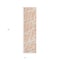 Homeroots 8' Runner Peach and Ivory Abstract Washable Non Skid Indoor Outdoor Runner Rug 559290 - alternate 3