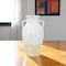 Homeroots 14" Beige And Ivory Color Block Amphora Terracotta Table Vase 565466 - alternate 7