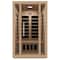 Steamspa 2-Person Low EMF Carbon FAR Infrared Wooden Indoor Sauna with LED Touch Control Panel SC-SS0008-2P - alternate 1