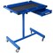 Wrightmaster 29 in. x 20 in. Blue Adjustable Height Work Table with Drawer, 220 lb Capacity, and 4 Swivel Casters ZR-P190257 - alternate 5