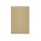 Manhattan Comfort Grace 54in Home Office Desk in Natural Oak and Gold DK001-GNO - alternate 5