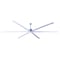 Canarm Industrial Fan, 10 ft Blade Dia, 6 Blades, 5 Speeds, 120V AC, Powder Coated CP120PG - alternate 1