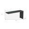 Homeroots 65" Gray Stainless Steel 320762 - alternate 3