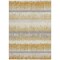 Homeroots 10' X 14' Gold Copper And Gray Striped Washable Indoor Outdoor Area Rug 598351 - alternate 5