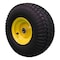 Antego 15 x 6-6 in Lawn Mower Tire & Wheel, 4 Ply, John Deere Yellow, 2 PK A6450060304156006 - alternate 3