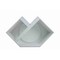 Cambridge Everest 36in.Wx24in.Dx34.5in.H Ready to Assemble Shaker Corner Lazy Susan Kitchen Cabinet in White SA-BLZ36-SW-KIT - alternate 8