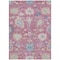 Homeroots 8' X 10' Pink Ivory And Denim Blue Floral Washable Indoor Outdoor Area Rug 605322 - alternate 4