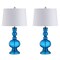 Jonathan Y Genie 28.5" Glass LED Table Lamp, Night Blue, 2PK JYL1061C-SET2 - alternate 4