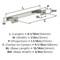 Amerock Triomphe 5-1/16 inch (128mm) Center-to-Center Satin Nickel Cabinet Pull, 25PK 25VMP37092G10 - alternate 3