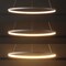 Jonathan Y Brice 23.75" Modern Contemporary Metal Round Dimmable Integrated LED Pendant, Matte White JYL7203I - alternate 5