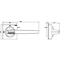 Siemens handle with masking plate standard illuminated size 100x 100 for shaft 12x 8UD1861-4CD01 - alternate 3