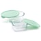 Martha Stewart 12 Piece Glass Storage Container Set with Plastic Lids in Mint 120088.12R - alternate 3