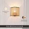 Vidalite Gal Wall Sconce with Rattan Shade, Stitched Velvet Detailing, Flush Mount Canopy, Bohemian Style CE1008610 - alternate 5