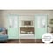 Sartodoors Sturdy Double Barn Door with Frosted Glass 84x80 (2* 42x80) Solid Core Modern Interior VEREGIO7339DB-S-OLI-84 - alternate 1