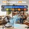 Edendirect 20 in. Industrial High-Velocity Floor Fan, 3-Speed, with 120 Deg Adjustable Tilt, Carry Handle ZRZHUMI-AC-DSV21PD-20BK - alternate 5