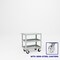 Pucel Heavy Duty Shop Truck, 30 in W x 18 in D x 33.5 in H, Three Shelves, Push Handle, Gray 1830-DT-3S - alternate 1