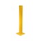 Mytee Products 4 inx 4 inx42 in Bolt-On Steel Rigid Post for 3-ribbed Guard Rails - Yellow GR3RP-42 - alternate 1