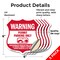Signmission No Parking Without Permit Shield Sign Wa, 6 inch X 6 inch, Vinyl Decal, 5PK SHI-D-5PACK-6-398 - alternate 4