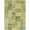 Homeroots 5' X 8' Artichoke Green Geometric Washable Indoor Outdoor Area Rug 608257 - alternate 5