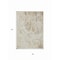 Homeroots 3' X 5' Taupe And Ivory Abstract Washable Indoor Outdoor Area Rug 614311 - alternate 6