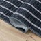 Jonathan Y Orton Distressed Ticking Stripe Non-Slip Machine-Washable Charcoal/Cream 2 ft. x 8 ft. Runner Rug WSH519C-28 - alternate 5