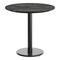 Flash Furniture Commercial 31.25" Black Faux Marble HPL Tabletop with Black Table Height RD Base ST-RD31-BKMAR-TR18-GG - alternate 4