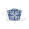 Homeroots 4" X 4" Wedgwood Blue And White Peel And Stick Removable Tiles 390888 - alternate 4