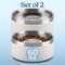 Petmaker Set of 2 Stainless Steel Slow Feeder Dog Bowls 60oz Double Wall Insulated Food & Water Bowls PET6430 - alternate 5