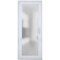 Vdomdoors Front Exterior Prehung FiberGlass Door Frosted Glass / Manux 8102 White Silk / Office Commercial an MANUX8102EXD-WS-W30 x H80-LH - alternate 1