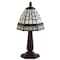 Jonathan Y Carter Tiffany-Style 12" LED Table Lamp, Ivory/Cream JYL8016A - alternate 4