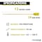 Kable Kontrol Pull Tight Cable Zip Tie Seals, Numbered Tamper Evident, 12in L, 50 Lbs Strength, Yellow, 50PK CTPT-12-50-YW - alternate 4